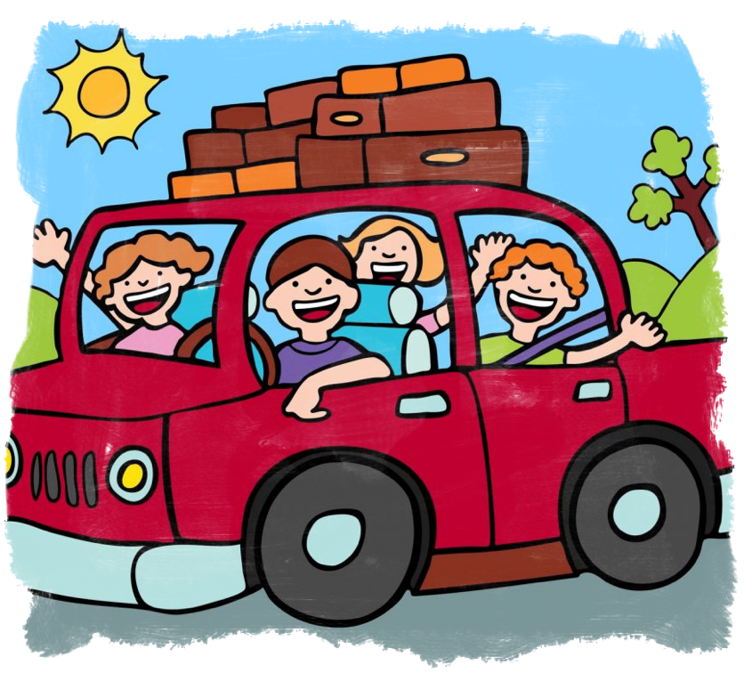 Obiteljski izleti i proslave Grafički prikaz obitelji koja se dobro provodi